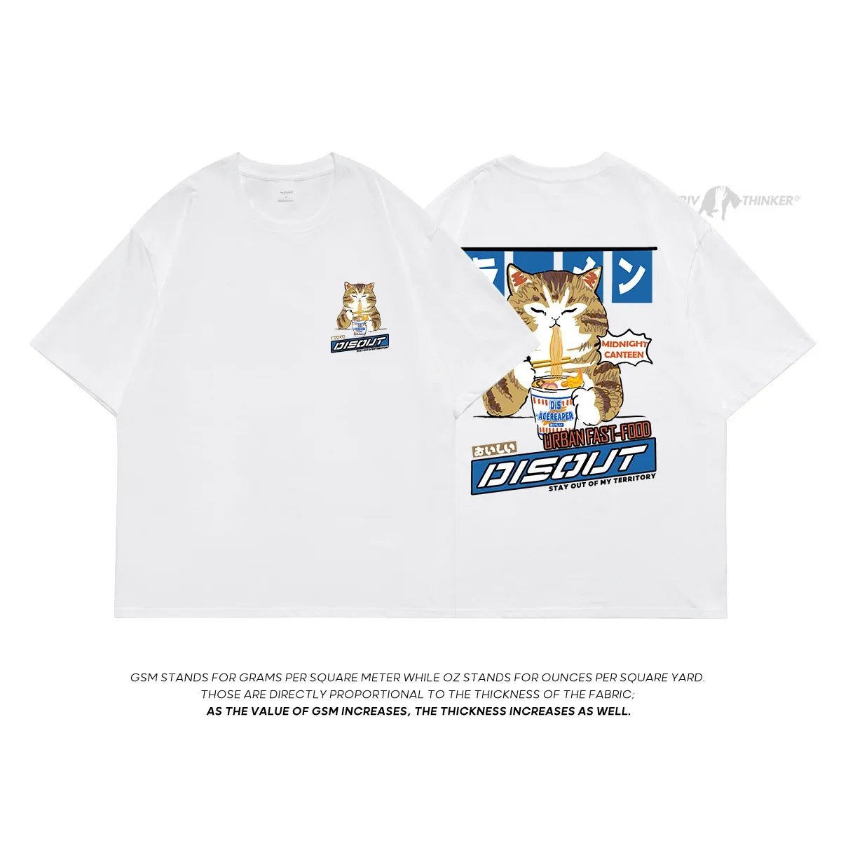 Camiseta informal de manga corta con estampado de dibujos animados para hombre, camiseta japonesa extragrande, ropa para hombre, cuello redondo, talla grande para mujer