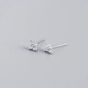 2023 New Fashion Stainless Steel Flower Small Hoop Earrings Women Korean Crystal Zirconia Cartilage Earrings Piercing Jewelry