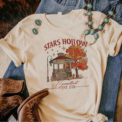 Camiseta Gilmore Girls para mujer, divertida camiseta urbana de cómic, ropa de diseñador Y2K para niña