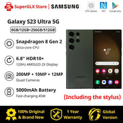 New Samsung Galaxy S23 Ultra 5G Mobile Phone 256GB/512GB Snapdragon 8 Gen 2 120Hz AMOLED 2X Display Android13 45W Fast Charging