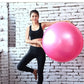 Ballon de fitness en PVC de 45 cm de diamètre, ballon de yoga épais et antidéflagrant, équipement de gymnastique à domicile, de Pilates, ballon d'équilibre