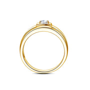 Luxury Men Moissanite Ring With Certificate 18k Gold 925 Silver 0.3ct D Color VVS1  Engagement Wedding Diamond Rings