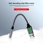 USB To 3.5mm Jack USB External Sound Card 2 In 1 Adapter 3 5mm Interface For EarPods Earphone Computer PC Laptop Audio X6F6