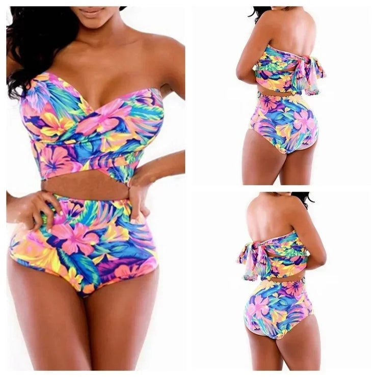 2PCS Sexy Women Fishnet Cover Ups Hollow Out Bodycon Women's Swimwear See through Tassel Dress without Bikini Beachwear