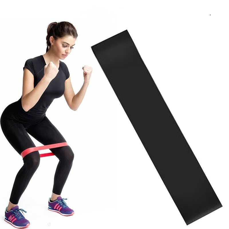 Bandas de resistencia deportivas de varios colores para yoga, equipo de gimnasio, TPE, bandas elásticas para fitness en casa, entrenamiento de fuerza para Pilates.