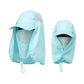 Sombrero transpirable de secado rápido con solapa de cuello desmontable y protección UV para pesca y actividades al aire libre - Unisex