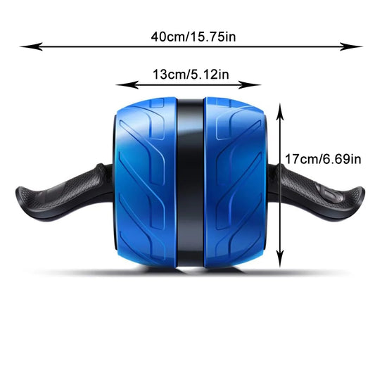 Rouleau abdominal de rebond, roue abdominale saine avec tapis de genou, équipement d'entraînement pour abdominaux pour la musculation à domicile