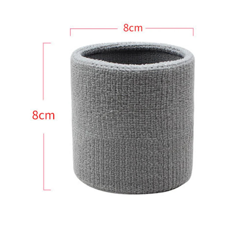 Cotton Wrist Support Band Wristband Sport Bracers Sweat Towel Cuff Tennis Wrist Guard Protector Strap Fitness Run Sweatband Gym
