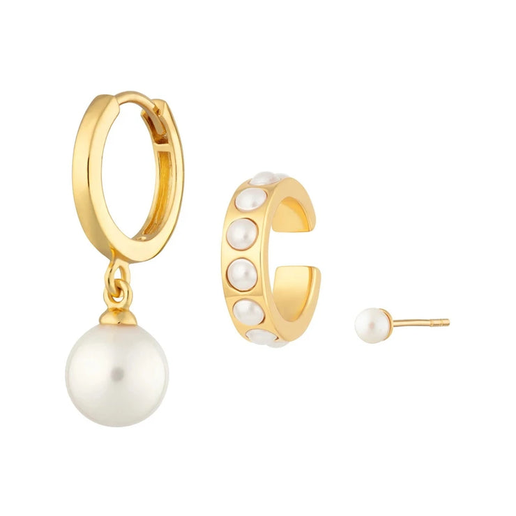 ROXI Ear Jewelry Set Moon Star Lightning Suit Earrings for Women Fashion Jewelrys Hoop Earring Piercing Pendientes Casual