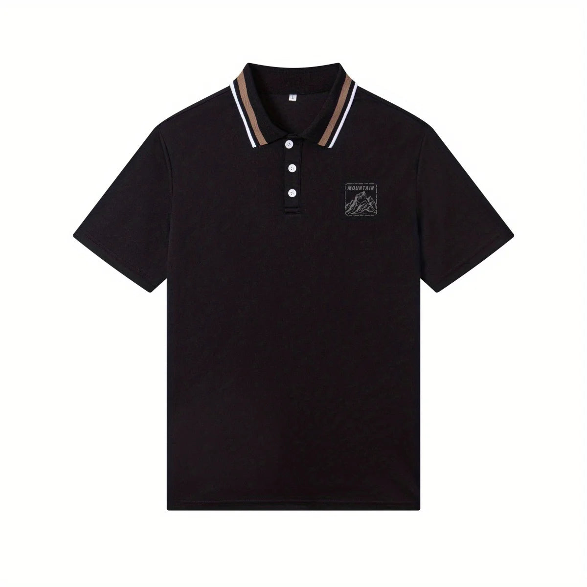 Polo de manga corta con estampado gráfico para hombre, moda casual 2024, ropa de golf, polo de manga corta con estampados a rayas para hombre