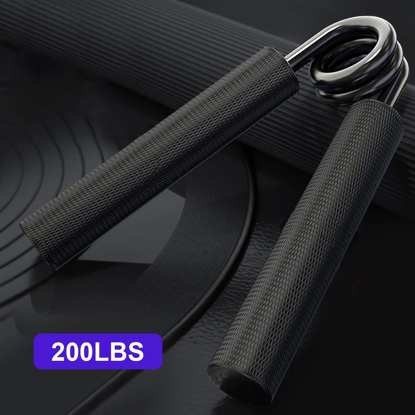 Entrenador de fuerza de agarre de 100 a 300 libras, 1 pieza, pinza de mano de metal para fitness, ejercitador de músculos del antebrazo antideslizante, ejercicio de rehabilitación de manos