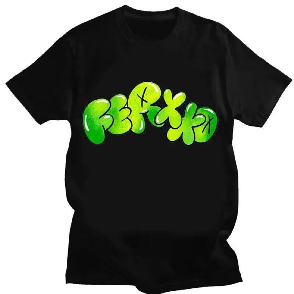 Rapper Feid Ferxxo 90s Men Women Tshirt Summer Short Sleeve  Streetwear Male Graphic Hip-hop Unisex Fashion Print Tops Tee 80028