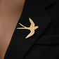 Metal Brooches Peace Dove Pins For Women Fashion Girls Corsage Festival Brooch Gifts Simple Banquet Dress Accessories Jewelry