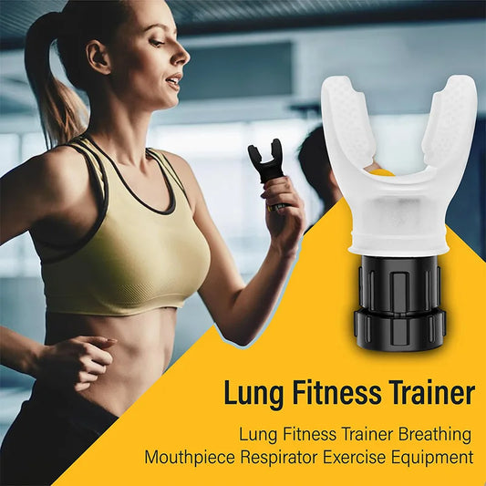 Appareil d'exercice respiratoire spirométrique avec résistance réglable pour augmenter la capacité pulmonaire et la force abdominale Appareil o2 Lung Trainer