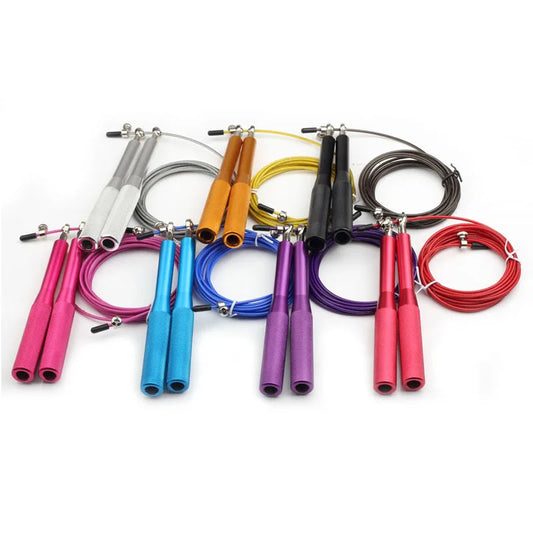 Nouvelles cordes à sauter de fitness Crossfit, corde à sauter rapide en fil d'acier lourd pour la boxe, l'entraînement MMA, la gym, la corde à sauter