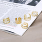 5Pcs/set Ear Clip Set for WOMEN'S Personalized Minimalist C- shaped Ear Bone Clip Set with Ear Accessories without Ear Holes