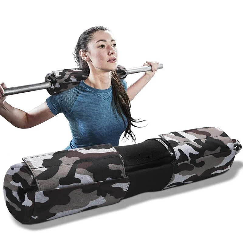 Almohadilla para sentadillas con barra, almohadilla para hombros, empuje de cadera, funda de espuma para barra, bolsa suave para entrenamiento de levantamiento de pesas, equipo para hombres y mujeres, equipo de gimnasio y fitness.