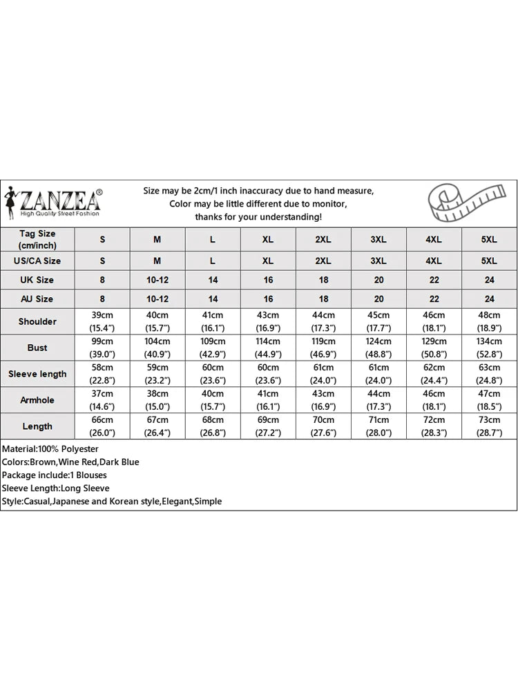 Vintage Long Sleeve Blusas Retro ZANZEA Causal Floral Printing Blouse Holiday Ruffles Neck Tops 2024 Autumn Loose Shirts Femme