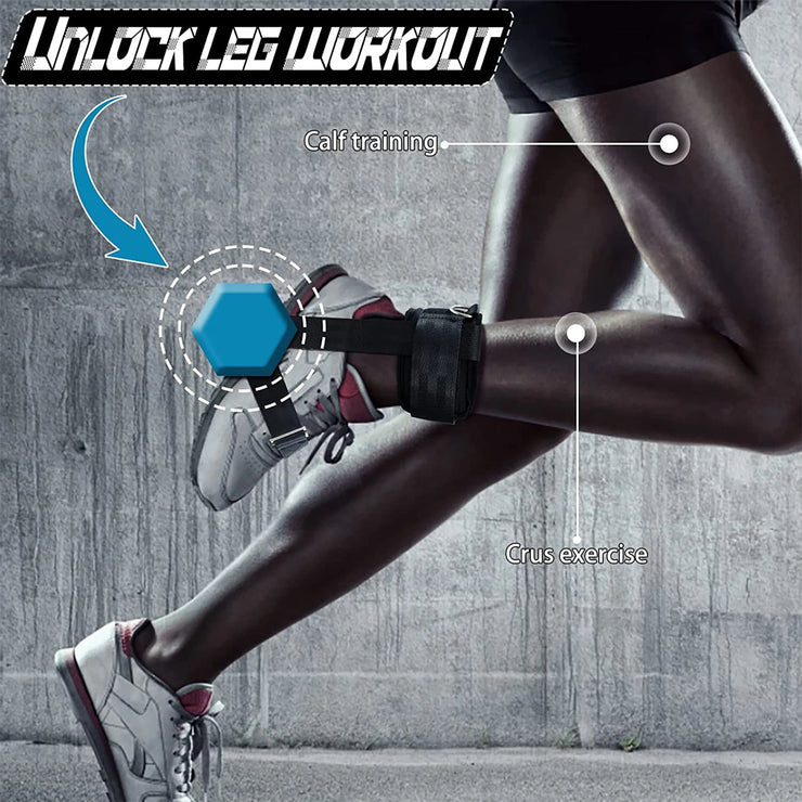 Pedal-type Ankle Fixed Straps Durable Ankle Weights Cuffs Dumbbell Ankle Strap Tibialis Trainer Leg Muscle Strengthen Home Gym