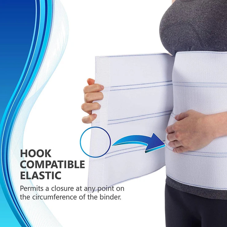 Bariatric Abdominal Binder Obesity Girdle Belt for Big Men Women with a Large Belly Post Surgery Tummy & Waist Compression Wrap