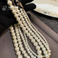 High end Genbao Buckle Design Imitation Pearl Beaded Necklace 2024 Fashion Jewelry For Women's Sexy Collar Chain Accessories