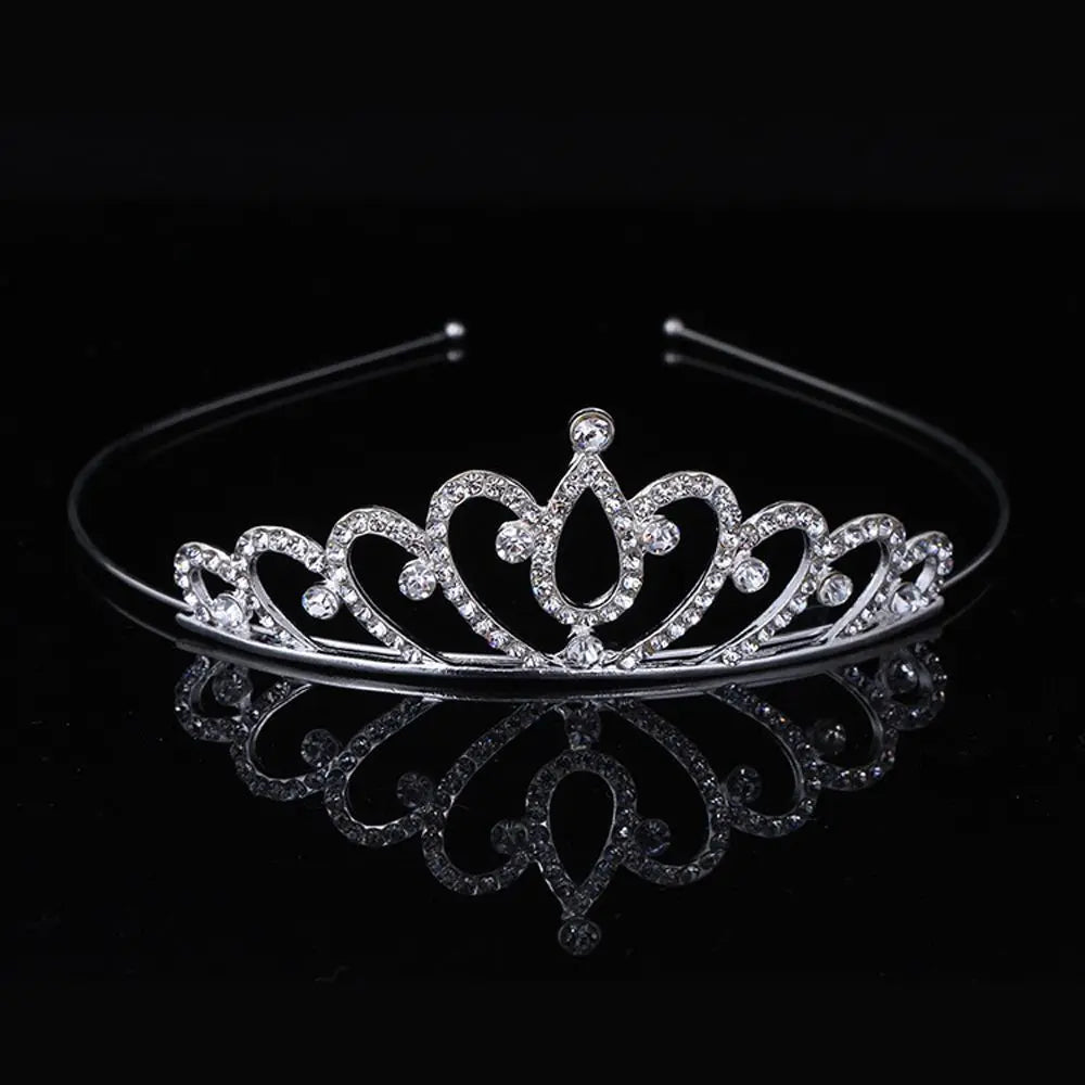 Tiaras y coronas para niñas, diademas, coronas de cristal para novias, accesorios para fiestas de bodas, joyas para el cabello, adornos, tocado
