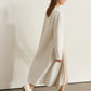 AMII Minimalism Sweater Cardigan Women Winter 2022 Fashion V-neck Art Button Design Loose Long Knitted Clothing Tops 12241079
