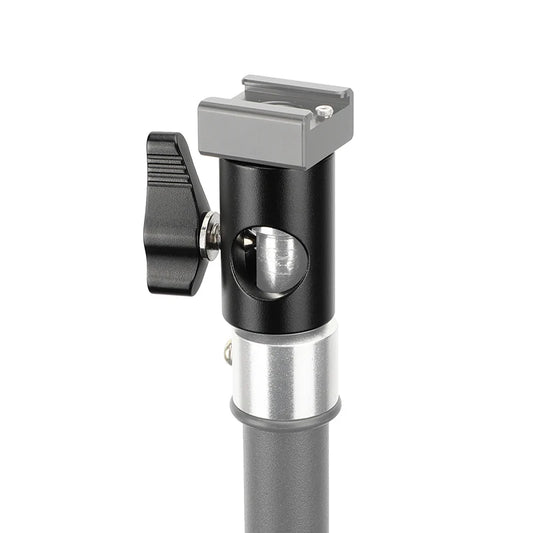 Adaptateur de tête de support d'éclairage CAMVATE avec trou de positionnement ARRI pour tige de support d'éclairage, trépied, monopode, accessoires de photographie