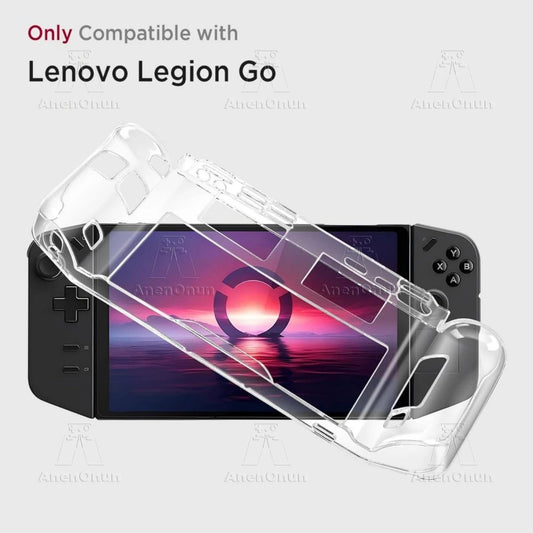 Étui de protection transparent Legion Go, anti-chute, anti-rayures, antidérapant, ultra transparent, coque souple en TPU, housse intégrale, accessoires