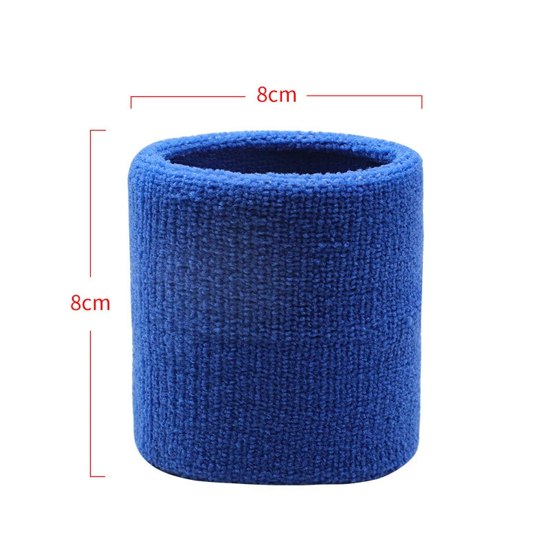 Cotton Wrist Support Band Wristband Sport Bracers Sweat Towel Cuff Tennis Wrist Guard Protector Strap Fitness Run Sweatband Gym