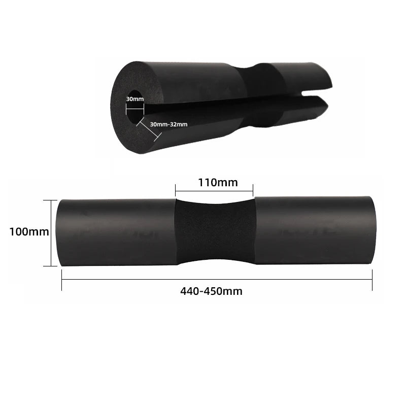 Almohadilla para sentadillas con barra, almohadilla para hombros, empuje de cadera, funda de espuma para barra, bolsa suave para entrenamiento de levantamiento de pesas, equipo para hombres y mujeres, equipo de gimnasio y fitness.