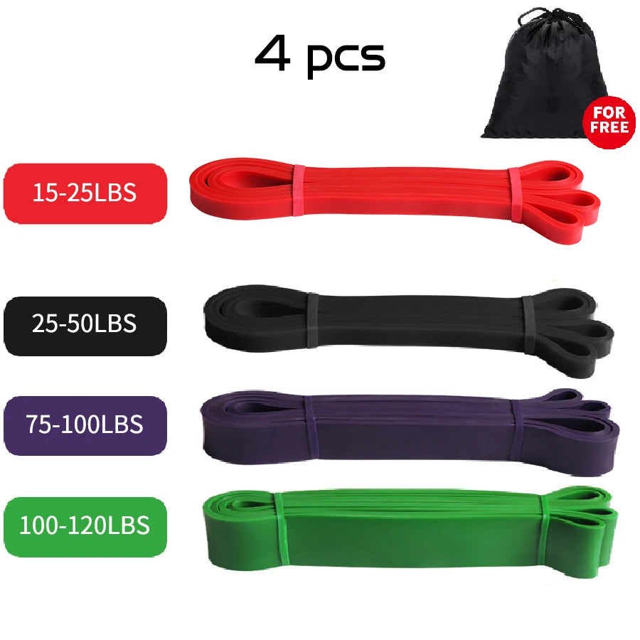 Resistance Bands Exercise Elastic Workout Ruber Loop Strength Rubber Band Gym Fitness Equipment Training Expander Unisex