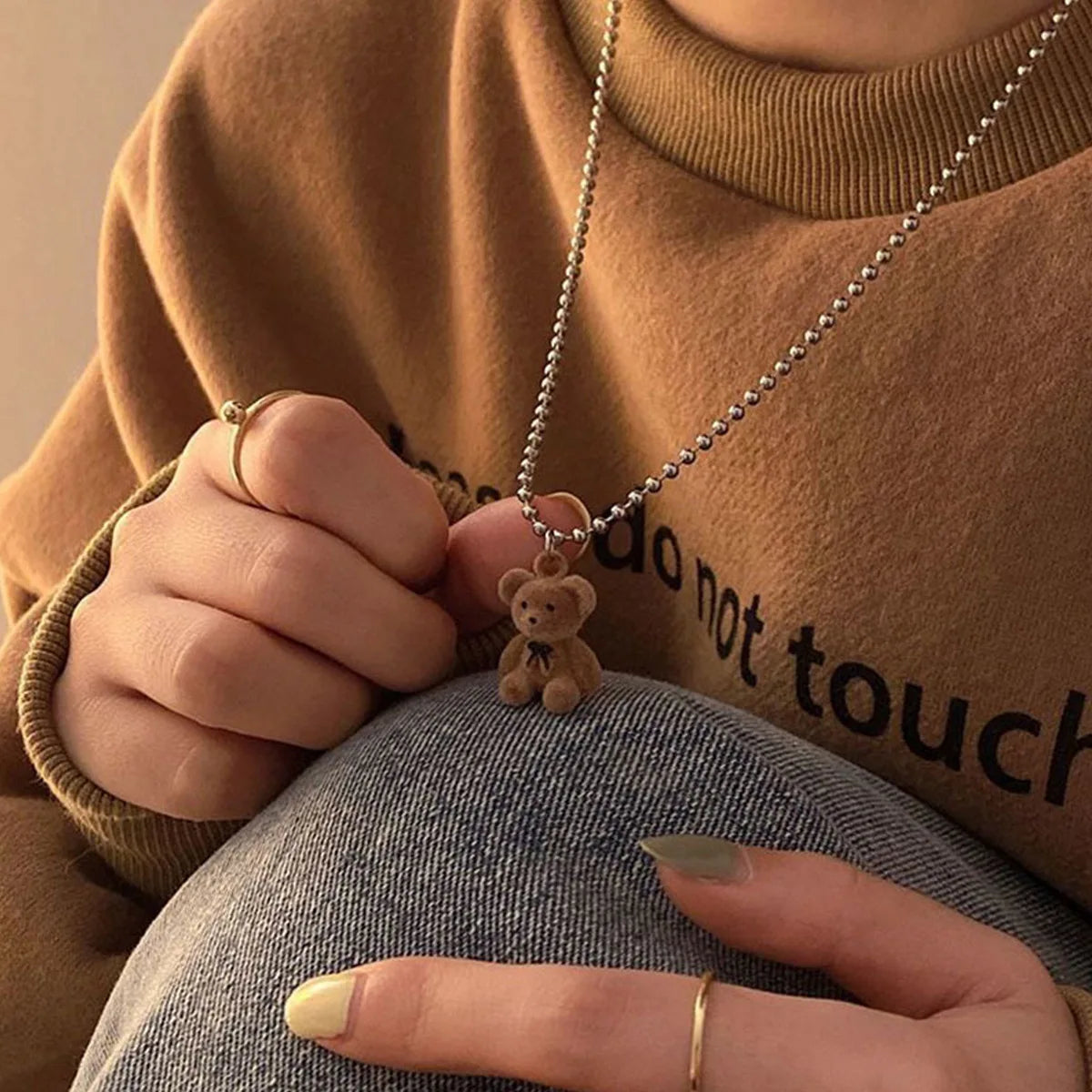 Fashion Tulip Drop Pendant Necklace for Women Luxury Shiny Zircon Accessory Clavicle Chain Necklace Sweet Girl Jewelry Gift 2024
