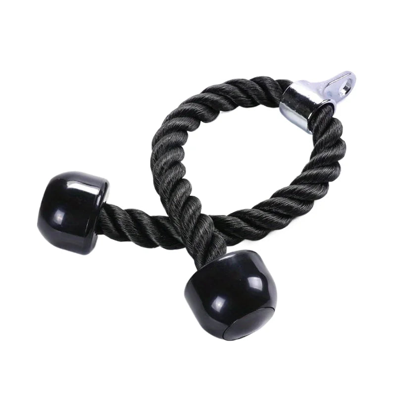 Équipement de portique pour l'entraînement des biceps, corde de traction à double tête, accessoires de gymnastique, poignée de presse inférieure pour triceps, muscles latéraux des triceps