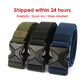 HSSEE New 105cm to 125cm Elastic Belt for Men Metal Buckle Quick Release Military Tactical Belt Soft Nylon Casual Belt Male