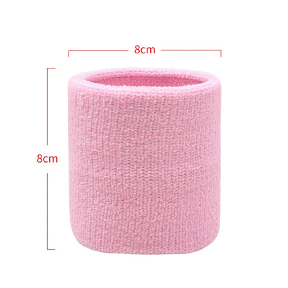 Cotton Wrist Support Band Wristband Sport Bracers Sweat Towel Cuff Tennis Wrist Guard Protector Strap Fitness Run Sweatband Gym