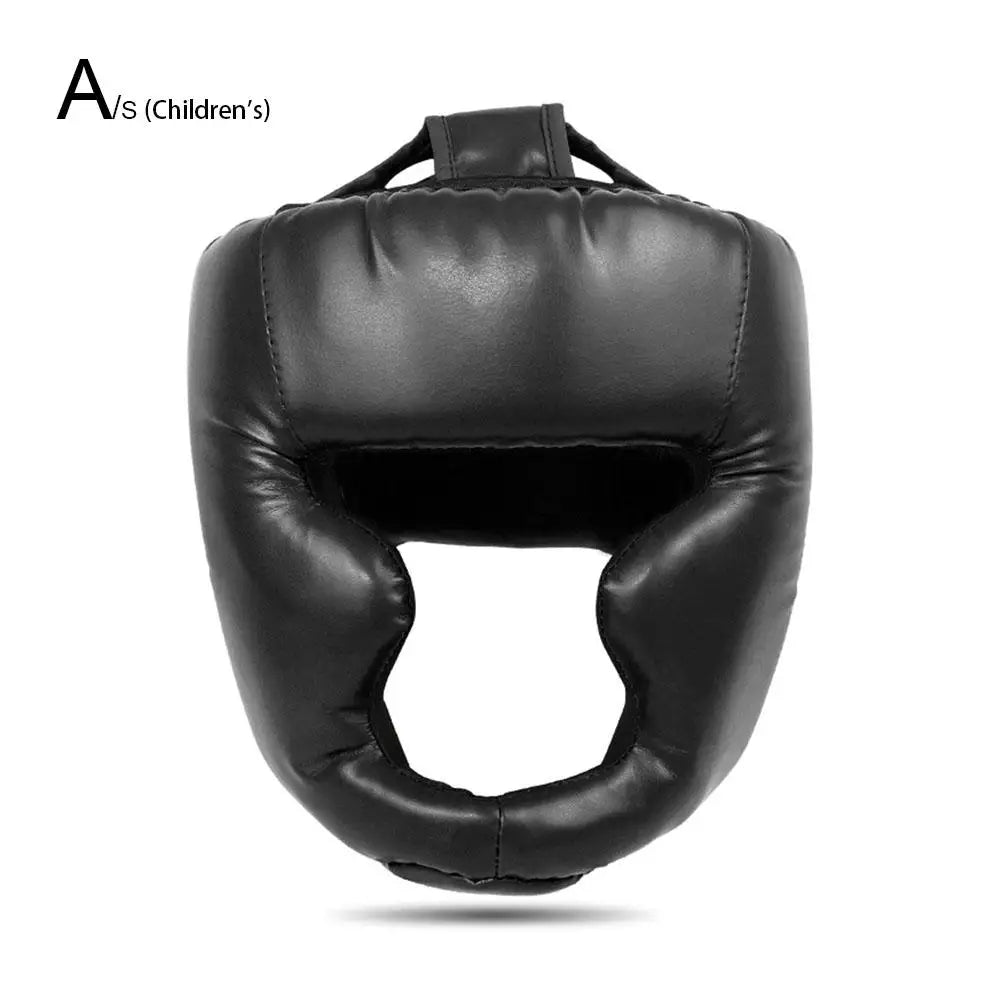 Full-covered Boxing Helmet Kids Adults Muay Thai Training Equipment Gym Head Taekwondo Protector Head Equipment Helmets Headgear