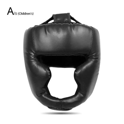 Casque de boxe intégral pour enfants et adultes, équipement d'entraînement Muay Thai, protection de la tête pour le taekwondo, équipement de protection pour la tête, casques et couvre-chefs