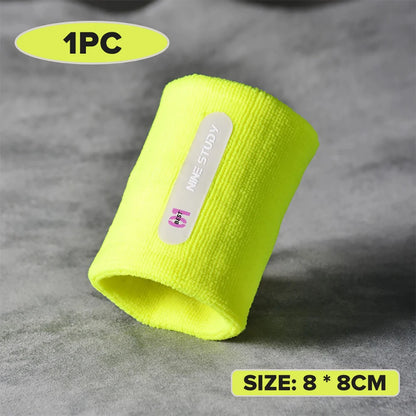 Bracelets absorbant la transpiration, protège-poignets, sport, musculation, fitness, course à pied, basket-ball, respirant, coton (1 pièce)