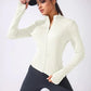 2024 New Yoga Coat Short Sports Jacket WOMEN'S Fitness Clothes Slimming Body Sculpting Zipper Yoga Jacket