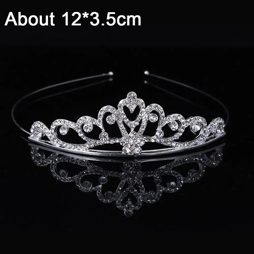 Tiaras y coronas para niñas, diademas, coronas de cristal para novias, accesorios para fiestas de bodas, joyas para el cabello, adornos, tocado