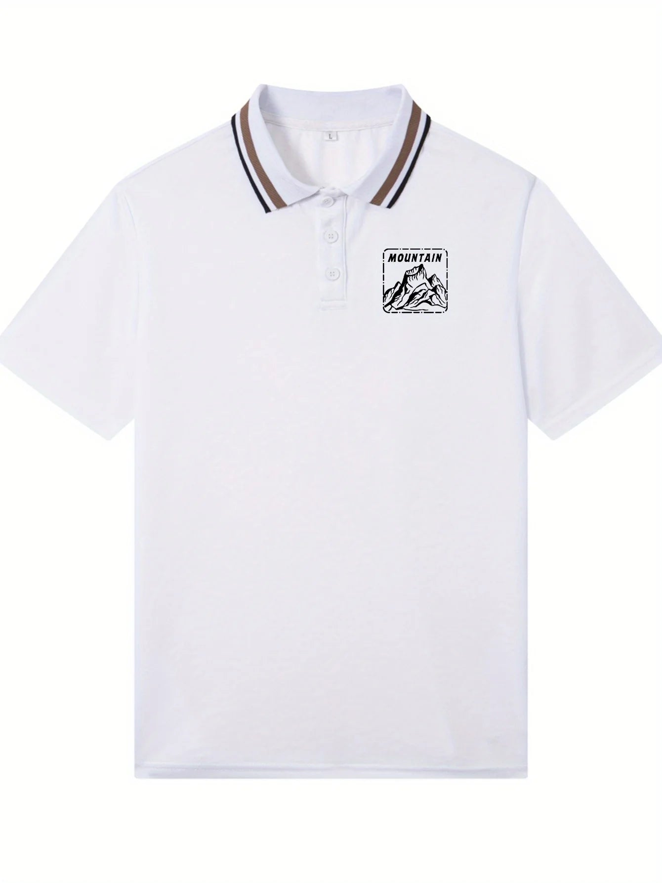Polo de manga corta con estampado gráfico para hombre, moda casual 2024, ropa de golf, polo de manga corta con estampados a rayas para hombre
