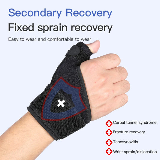 Attelle de stabilisation réglable pour le pouce et le poignet, bandage élastique de pression, support du pouce pour l'arthrite, la tendinite et le tunnel carpien