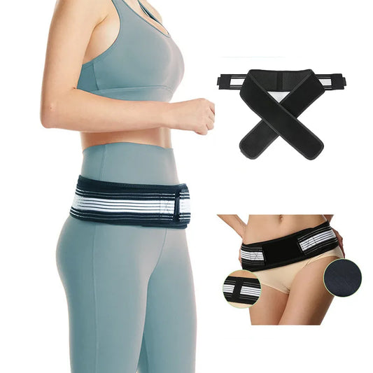 Sacroiliac SI Joint Hip Belt Lower Back Support-Hip Braces for Hip Pain Pelvic Support Belt Sciatica Pelvis Lumbar Pain Relief