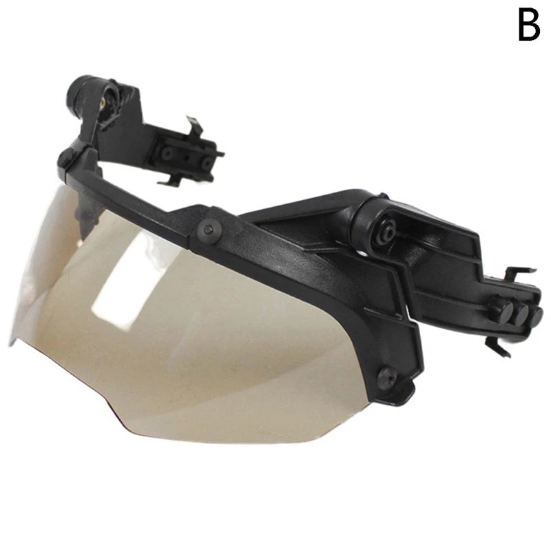 Adjustable Tactical Helmet Flip Goggles Airsoft Paintball FAST Helmet Windproof Anti Fog CS Wargame Protection Goggles