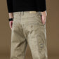 2024 New Brand Clothing Men's Cargo Pants 97%Cotton Solid Color Work Wear Casual Pant Wide Korean Jogger Trousers Male