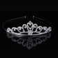 Tiaras y coronas para niñas, diademas, coronas de cristal para novias, accesorios para fiestas de bodas, joyas para el cabello, adornos, tocado