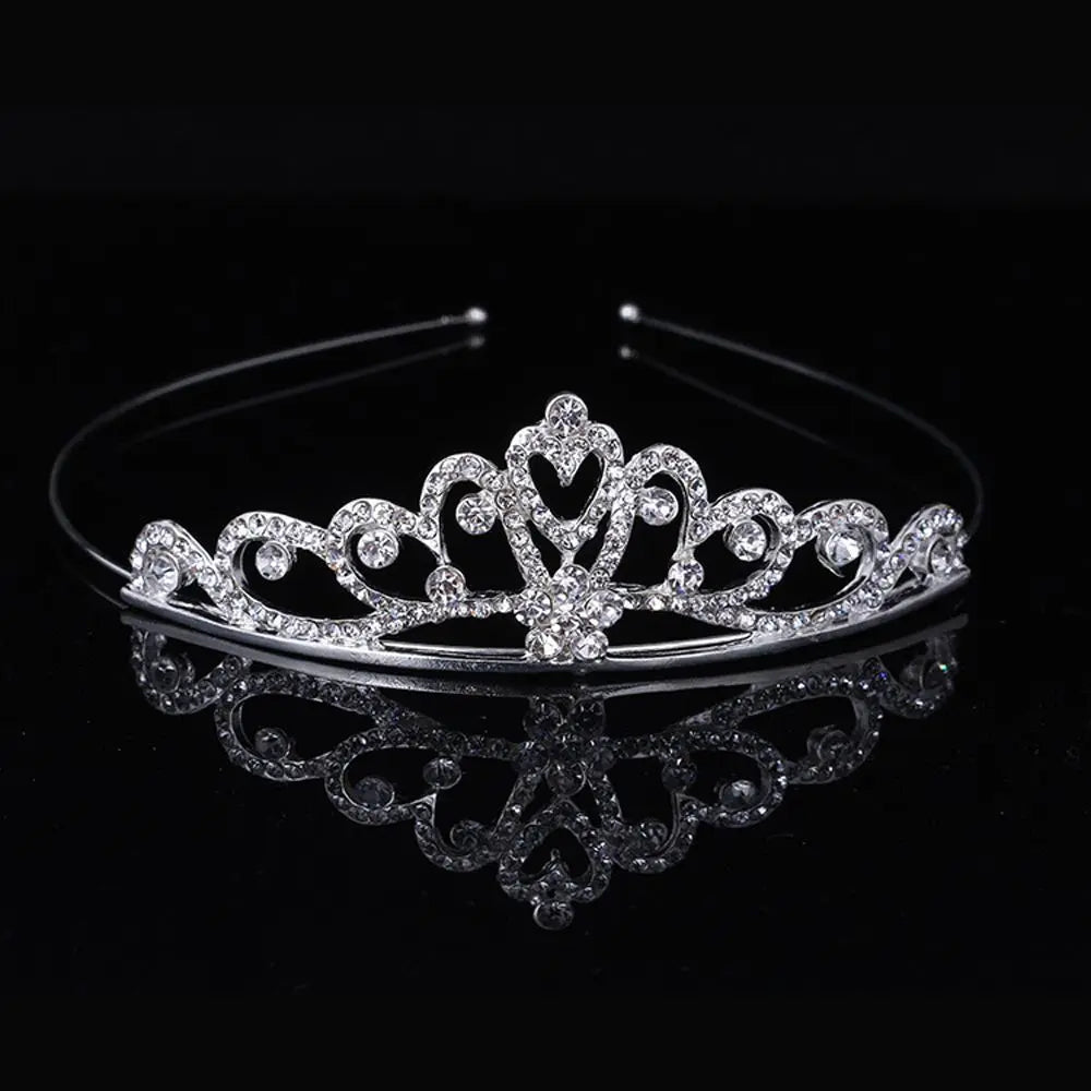 Tiaras y coronas para niñas, diademas, coronas de cristal para novias, accesorios para fiestas de bodas, joyas para el cabello, adornos, tocado