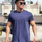 Camiseta de running para hombre, novedad de verano 2024, camisetas holgadas de algodón de manga corta para fitness, camisetas casuales para hombre, camisetas deportivas para gimnasio para hombre