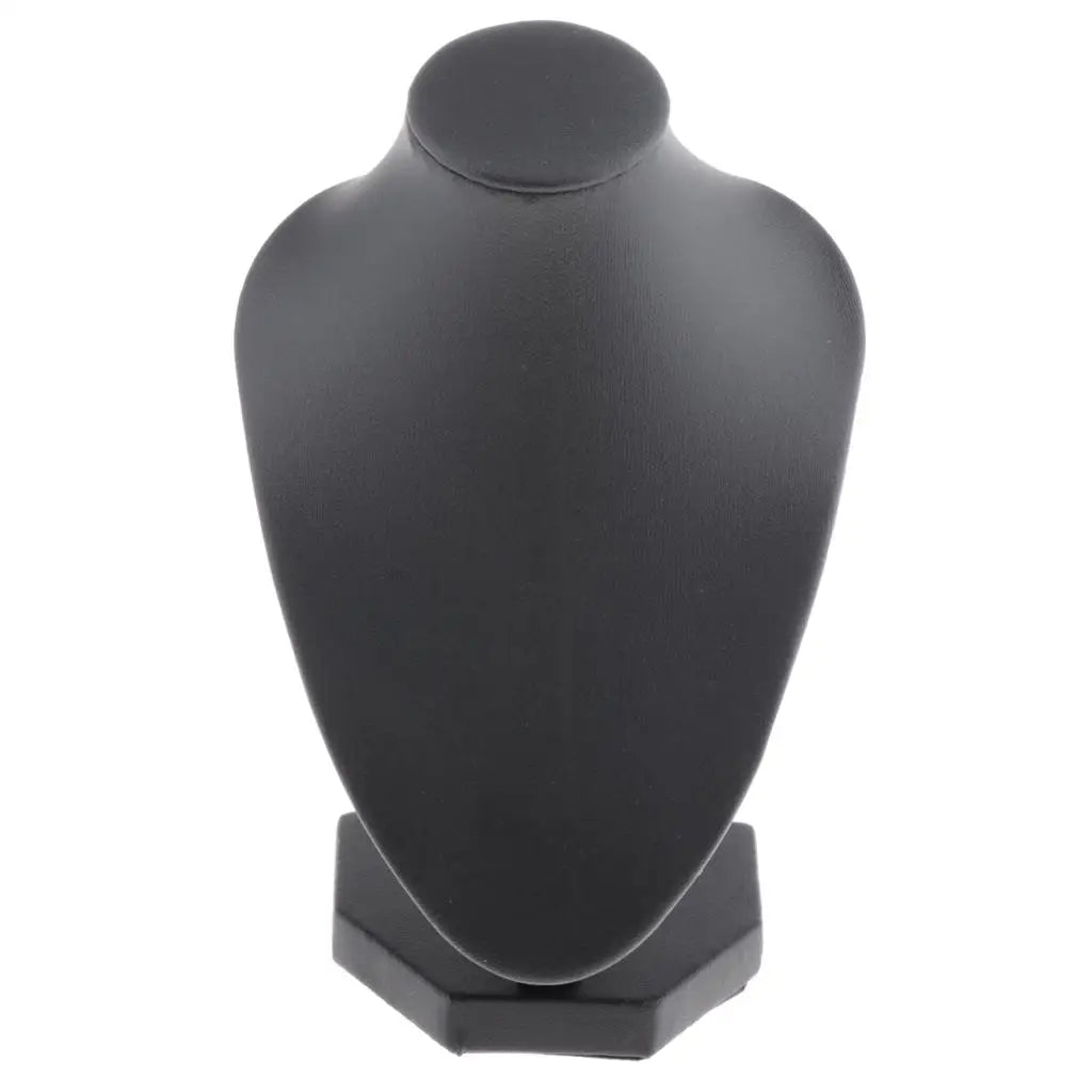Mini caballete para exhibir collares y joyas, organizador de busto, 5,91 pulgadas, 1 terciopelo negro